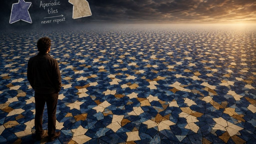 The Shape That Can Fill Space — Without Ever Repeating It